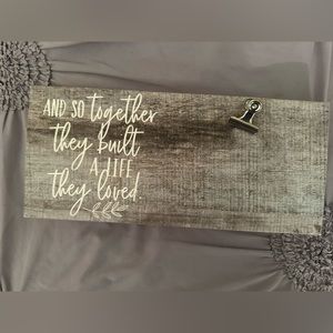 cute wall decor picture holder